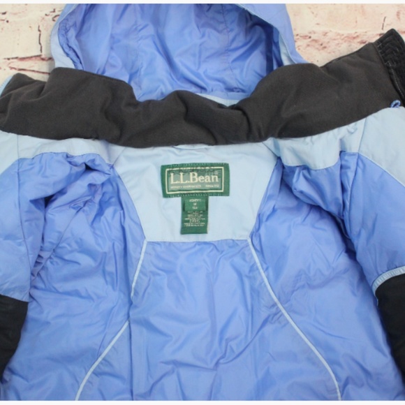 Women's L.L Bean Ski Jacket Blue Size Medium - Picture 4 of 4